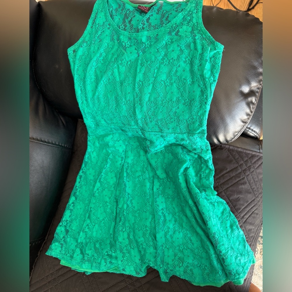 Summer green dress